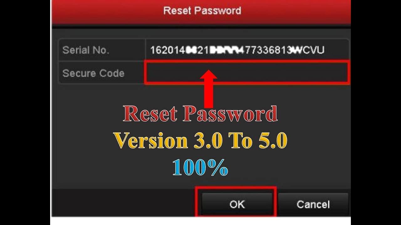 hikvision dvr password reset